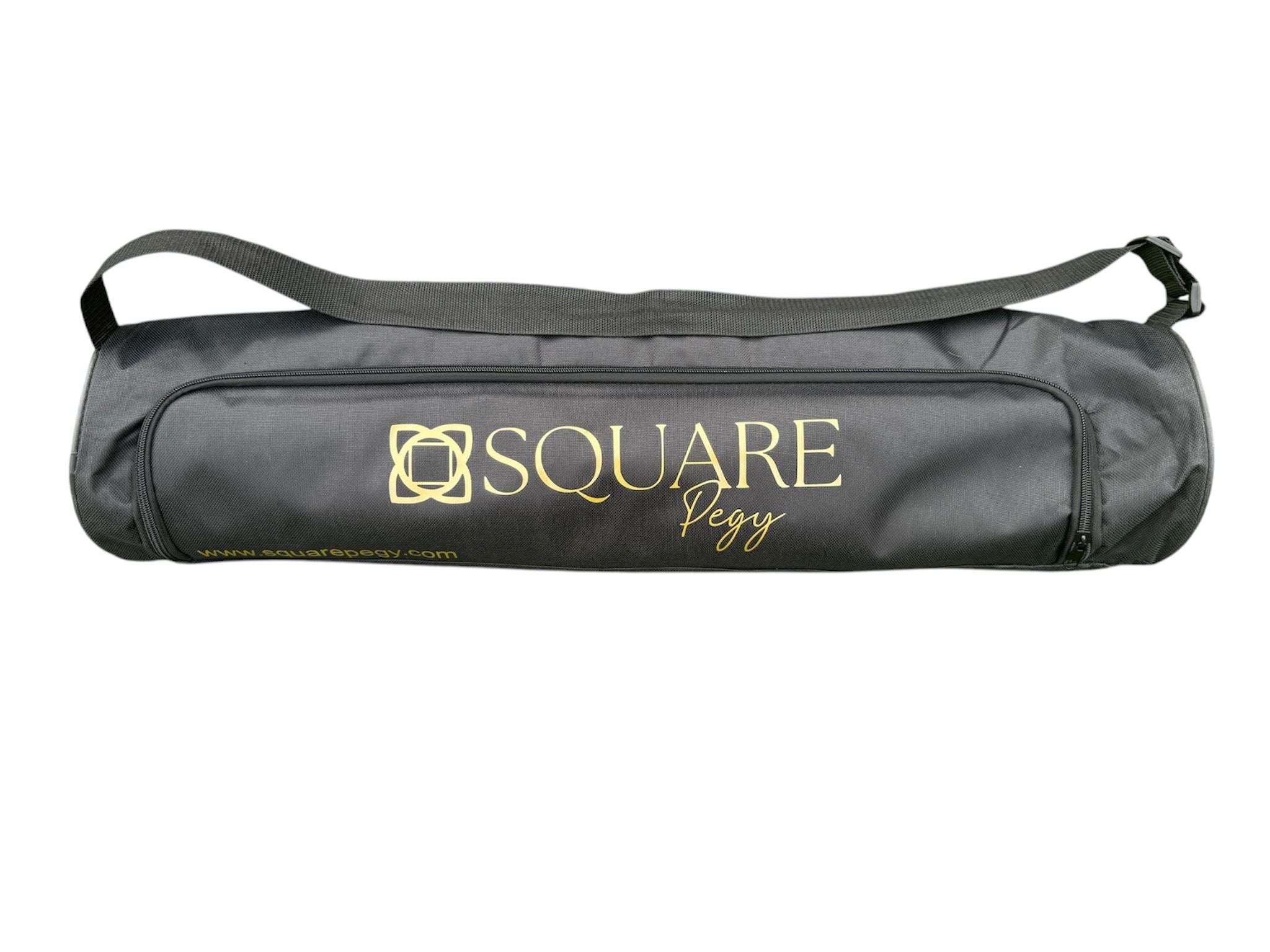 👜 Black & Gold Yoga Mat Carry Bag