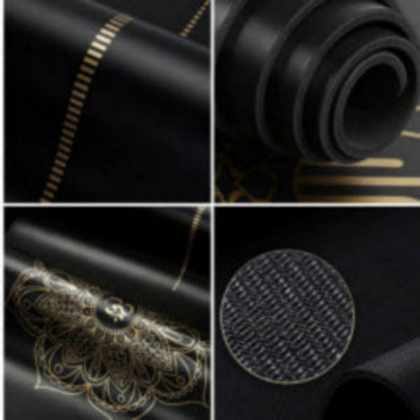 Signature Black Mat with Gold Design